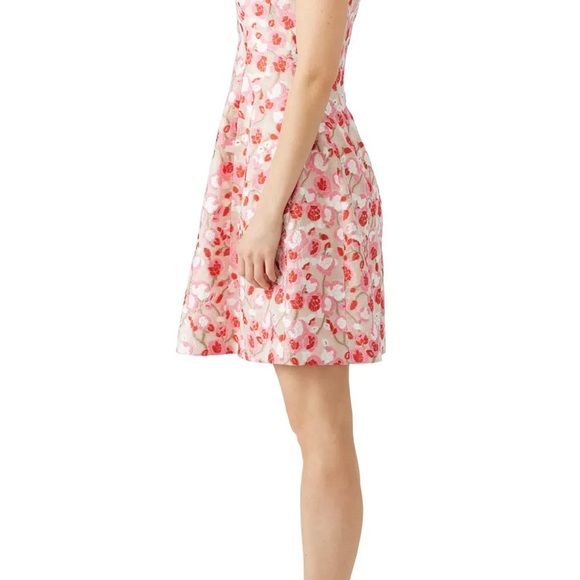 Prabal Gurung Embroidered Floral Dress - Size 10 - Picture 3 of 12